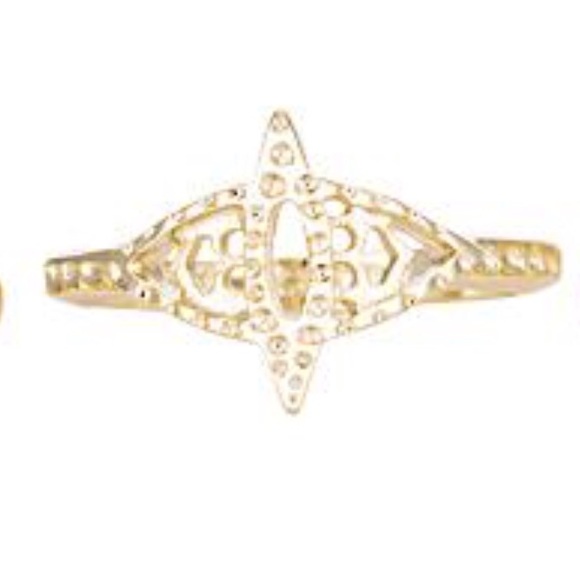 Kendra Scott Jewelry - Kendra Scott Miles Midi Ring Gold EUC